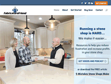 Tablet Screenshot of fabricatorsfriend.com